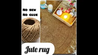 DIY | JUTE RUG | JUTE MAT |CHITHUS CRAZY CRAFT