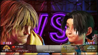 [SF6] Street Fighter 6 Ranked Matches -  moonshineZX (Lily) vs Legend Ken