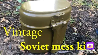 Vintage Soviet Russian Mess Kit