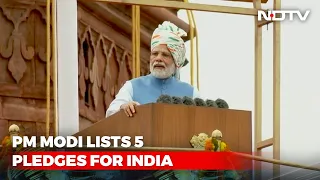 In Red Fort Speech, PM Modi Lists 5 Pledges For India | Independence Day 2022