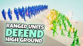 EVERY RANGED UNIT DEFEND HIGH GROUND VS ZOMBIES | TABS MODDED GAMEPLAY
