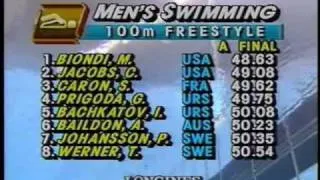 Matt Biondi - 100m freestyle - Olympics 1988