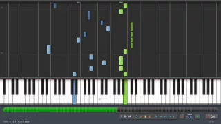 Adele - Someone Like You - Piano Tutorial (50% Speed) Synthesia