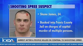 Police release booking photo of Central Texas shooting spree suspect