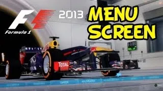 F1 2013 - Title Screen & Menu (PREVIEW) Impressions