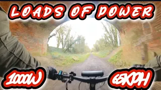 OFF ROAD ON THE BAFANG BBSHD 1000W DIY EBIKE WITH ASI CONTROLLER ~ LOADS OF FUN