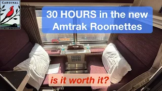 30 HOURS in Amtrak's NEW Roomettes | Reviewing the Amtrak Cardinal