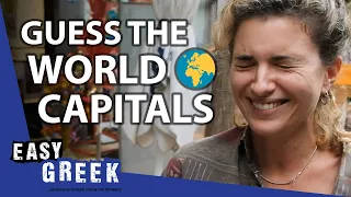 Greeks Try to Guess World Capital Cities | Easy Greek 164