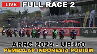 FULL RACE ARRC 2024 UB150 | Murobbil Vittoni Sukses Podium 3 di Race 2