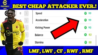 99 Speed! 99 Acceleration! Cheapest Forward and Winger EVER in eFootball 2023