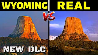 Wyoming DLC vs Real Life | Comparison of ATS Wyoming Map DLC with Real Life | New Map DLC