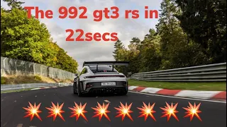 THE 992 GT3 RS IN 20 SECS STRAIGHT!!!!