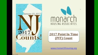 NJCounts 2017 PIT Training Webinar