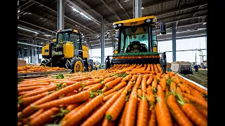 How Carrots Are Harvested And Processed | The Journey from Farm To Your Table.