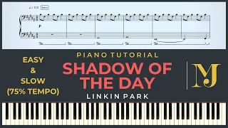 SHADOW OF THE DAY – Linkin Park | Piano Tutorial – EASY & SLOW Instrumental + SHEETS