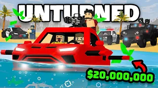 I BECAME THE MOST EXPENSIVE GETAWAY DRIVER IN UNTURNED LIFE RP...