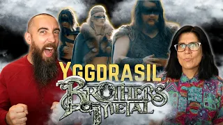 BROTHERS OF METAL - Yggdrasil (REACTION) with my wife