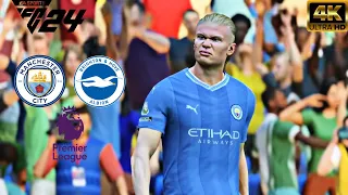 FC 24 - Man City Vs Brighton | Premier League 23/24 | PS5 Gameplay [4K60fps] Next Gen