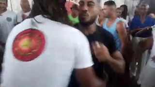 Tito santos na vadiagem da capoeira no Rio de Janeiro