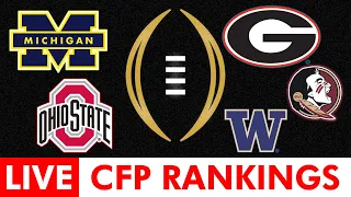 College Football Playoff Top 25 Rankings - Oct. 31 Rankings