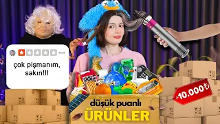 İNTERNETTEKİ EN DÜŞÜK PUANLI ÜRÜNLERİ TEST ETTİM!