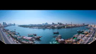 Dubai Creek 14 Hours in 4K - Dubai Flow Motion: Extended