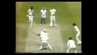 ENGLAND v INDIA 1st TEST MATCH DAY 5 LORD'S JUNE 10 1986 KAPIL DEV DILIP VENGSARKAR RAVI SHASTRI