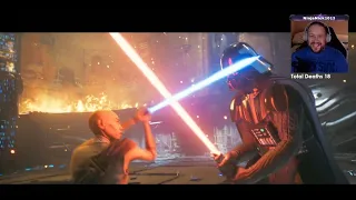 My first reaction to Darth Vader vs Cere #twitch #jedisurvivor #darthvader #starwars #reaction