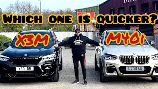 BMW X3M v X3 M40i Full Comparison | 0-60 Face Off | Which Is Quicker?!