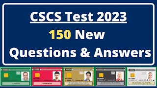 CSCS Test 2023 - 150 New Q&A | CSCS Card UK | CSCS Test Questions & Answers | Citb Test UK