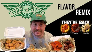 Wingstop Remix Mukbang - Hot Lemon, Bayou BBQ, Lemon Garlic Review