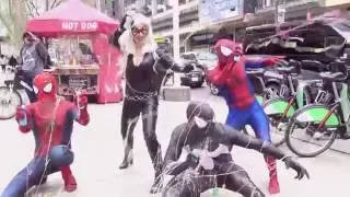 SPIDER-MAN: Web Slinging in Real Life - EPIC FLASH MOB - TheSeanWardShow