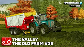 AUTUMN SILAGE & SPREADING LIME AND SLURRY!! FS22 Timelapse The Valley The Old Farm Episode 25