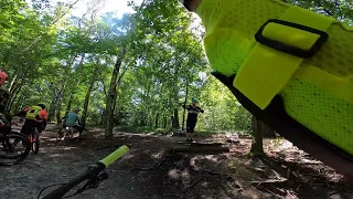 Cube Stereo 150 Race (2021): Enduro clinic by MTB Clinics @ Bois des Rêves