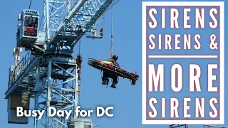 A morning full of sirens in Washington D.C.