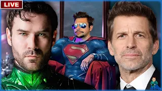 Green Lantern SUPERMAN Shade. Zack Snyder Rebel Moon R-Rated Titles - Film Junkee Live | DCU News