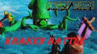 Angry Birds Epic stopmotion (claymotion) Kraken  Battle