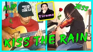 Kiss The Rain Cover – Yiruma (이루마) – Alip Ba Ta & Jess Mancuso Collab – Guitar, Violin & Piano