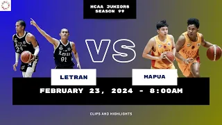 Letran vs Mapua - NCAA Juniors Season 99 (February 23, 2024)