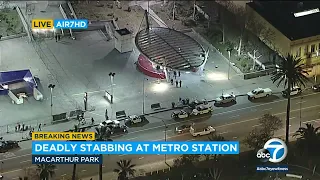 Man found fatally stabbed inside Metro station in Westlake district