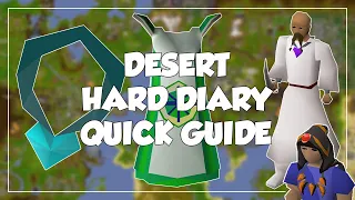 Desert Hard Diary Quick Guide - Old School Runescape/OSRS