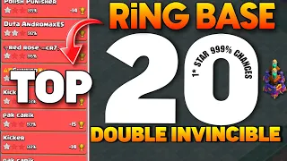 DOUBLE INVISIBILITY || TOP 20 ||  RING BASE TH16 TOP 15 ! TH16 BEST RING BASE ! ANTI ROOT RIDER BASE