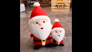Santa Claus plush toy Christmas gifts soft toy for Christmas Day China factory