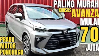 OBRAL SUPER MURAH !! Avanza Mulai 70 Jutaan di Prabu Motor Ponorogo Terbaru Hari ini