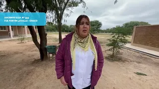 Testimonio docente escuela rural Nº 553, Pje Fortín Lavalle, Chaco.
