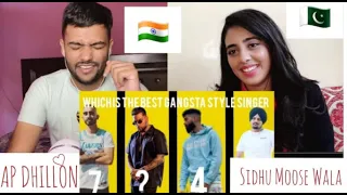 Top 10 Punjabi Singer  Gangsta Rap Style  2021 Trending Singers  Reaction #punjabisinger