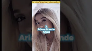 Top most Followed Singers on Instagram in 2023(Part2)#shorts #singer #trending #bea7tcreation