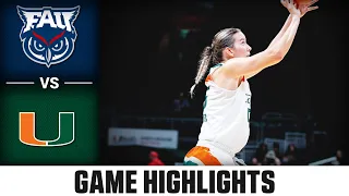 Florida Atlantic vs. Miami Women's Basketball Highlights (2022-23)