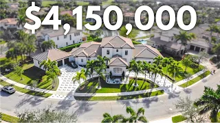 INSIDE A $4,150,000 MODERN MEGA MANSION IN SOUTH FLORIDA WITH AN EXOTIC CAR COLLECTION