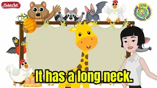 Reading and Speaking Practice Using Animals | The Animals | Speaking English | Reading Sentences